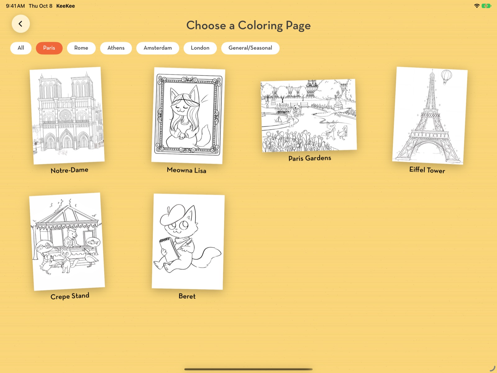 Coloring pages