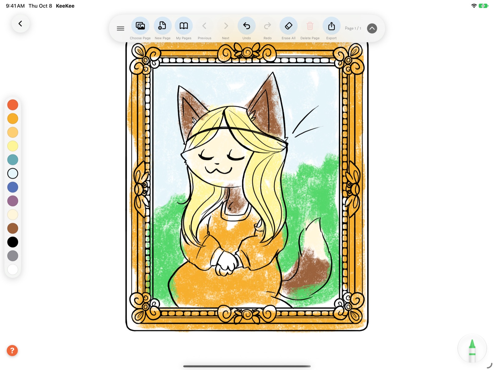 Coloring the Mona Lisa