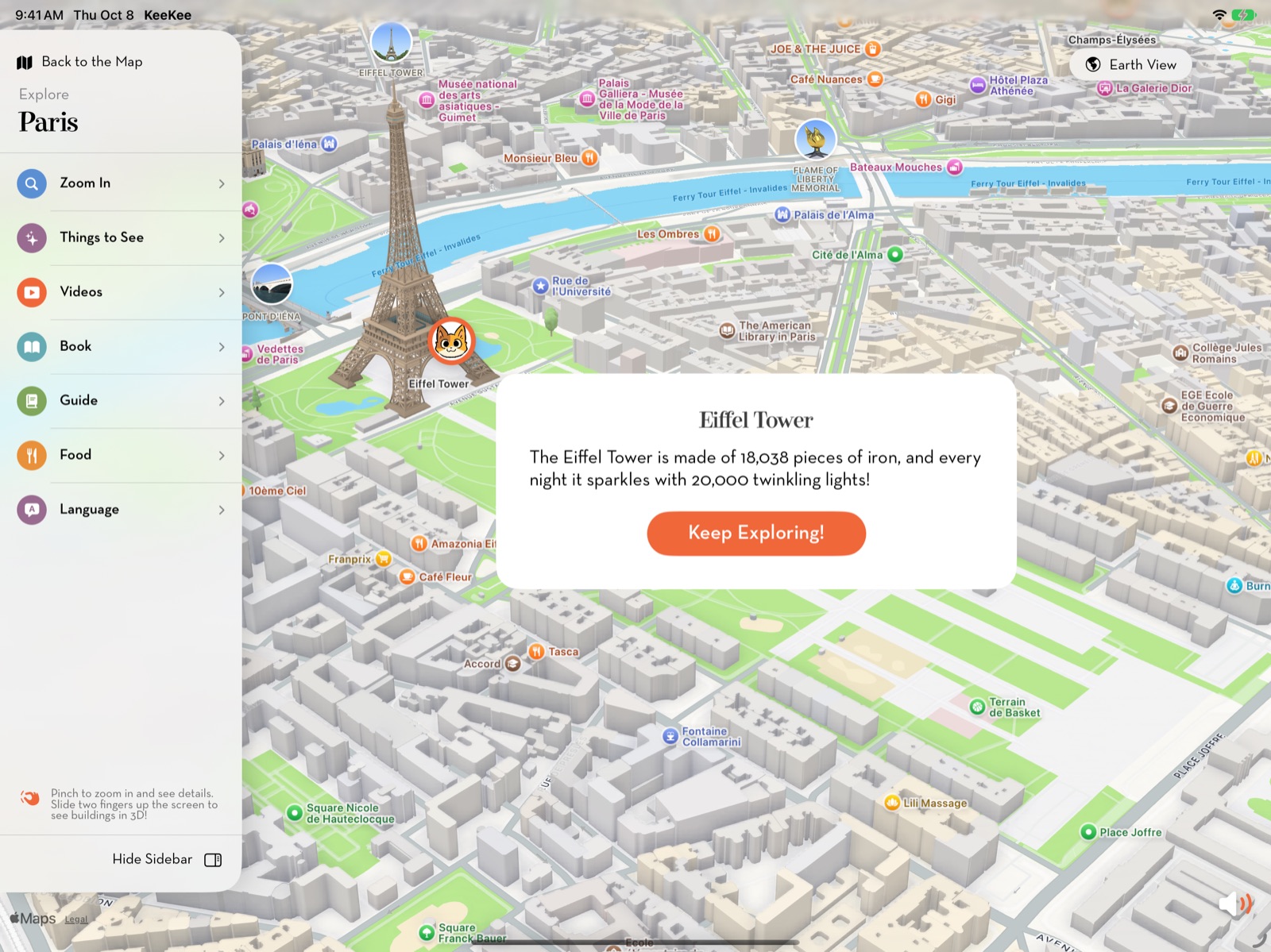 Fun facts at the Eiffel Tower
