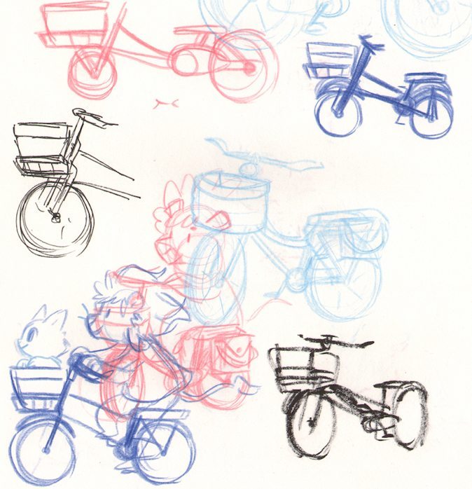 Amsterdam Bike Sketching