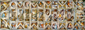 Cappella Sistina Sistine Chapel Ceiling Rome Italy