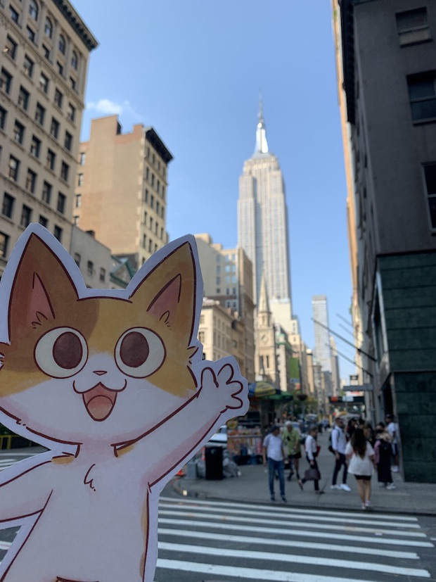 Flat KeeKee Visits New York City