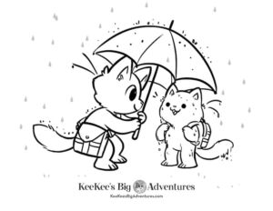 KeeKee Kindness Coloring page