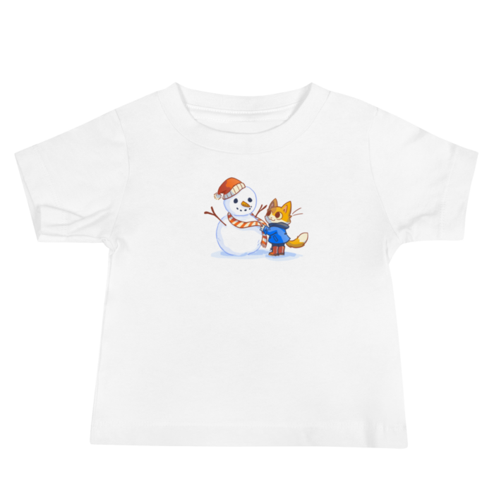 Snowman Baby Jersey Short Sleeve Tee - Image 8