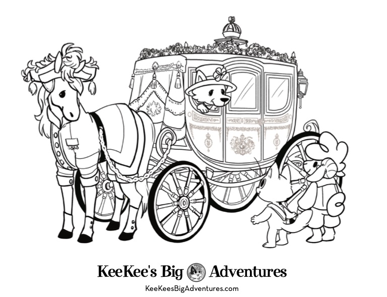 Royal Carriage Coloring Page