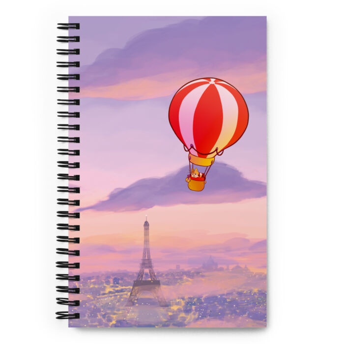 KeeKee's Big Adventures Paris Spiral Notebook