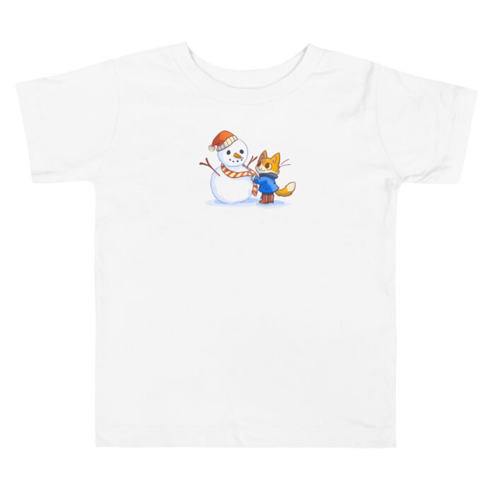 Snowman Toddler Short Sleeve Tee - Image 5