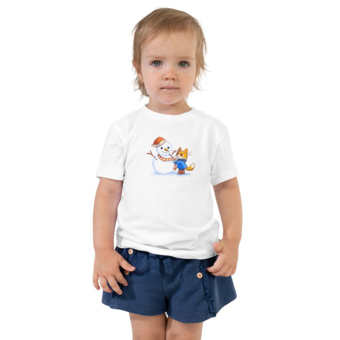 Snowman Toddler Short Sleeve Tee - Image 25