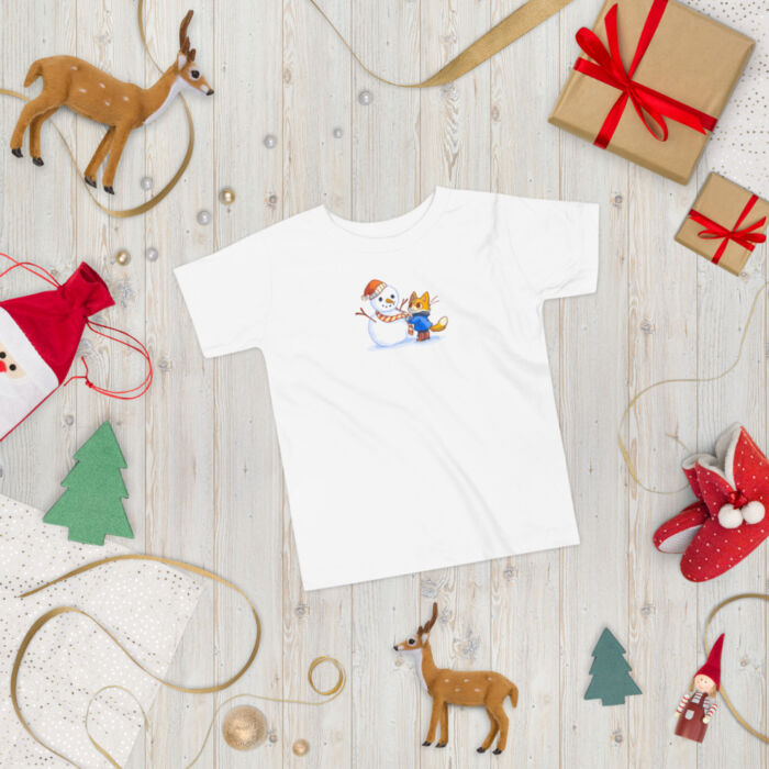 Snowman Toddler Short Sleeve Tee - Image 26