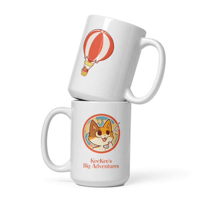 KeeKee's Big Adventures Logo Ceramic Mug - Image 5