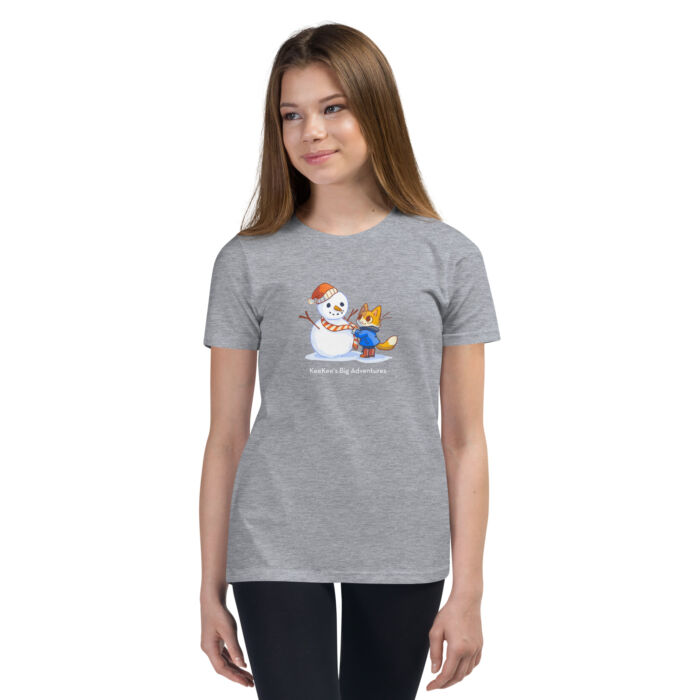 Snowman Youth Short Sleeve T-Shirt - Image 4